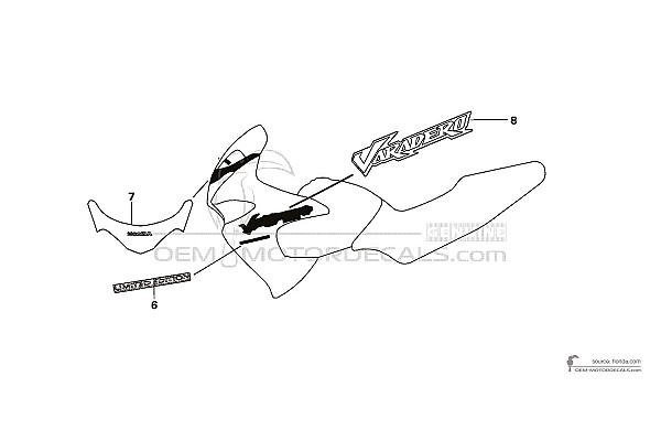 Honda XL125V VARADERO 2005 - Argent