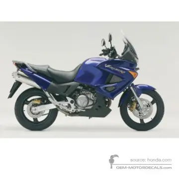 Honda XL1000V VARADERO 2006 - Bleu - Pearl Breezy Blue