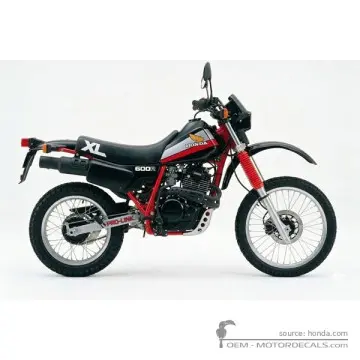 Honda XL600R 1983 - Black