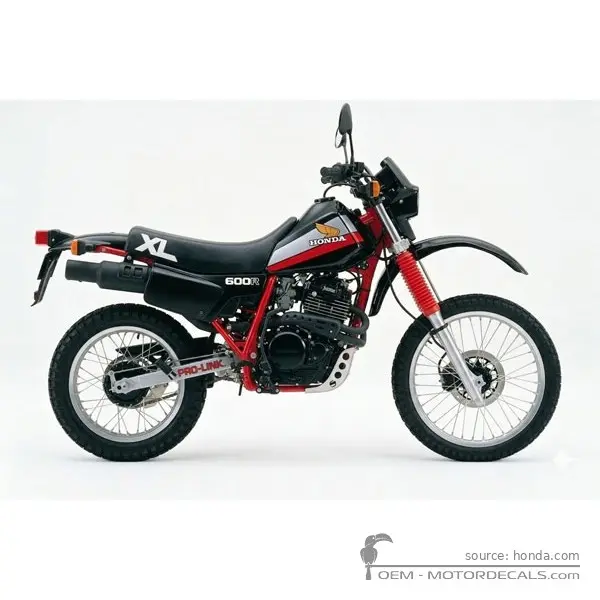 Honda XL600R 1983 - Black