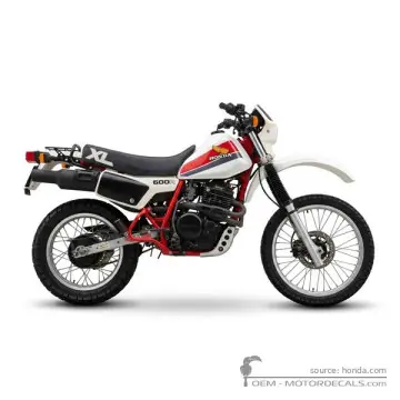 Honda XL600R 1983 - Cortina White