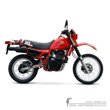 Honda XL600R 1984 - Monza Red