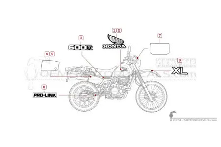 Honda XL600R 1984