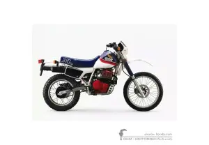 Decals for Honda XL600R RG 1987 • Honda OEM Decals