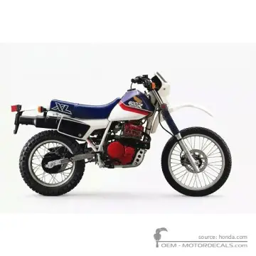 Honda XL600R RG 1987 - Shasta White