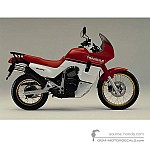 Honda XL600V TRANSALP 1989 - Czerwony