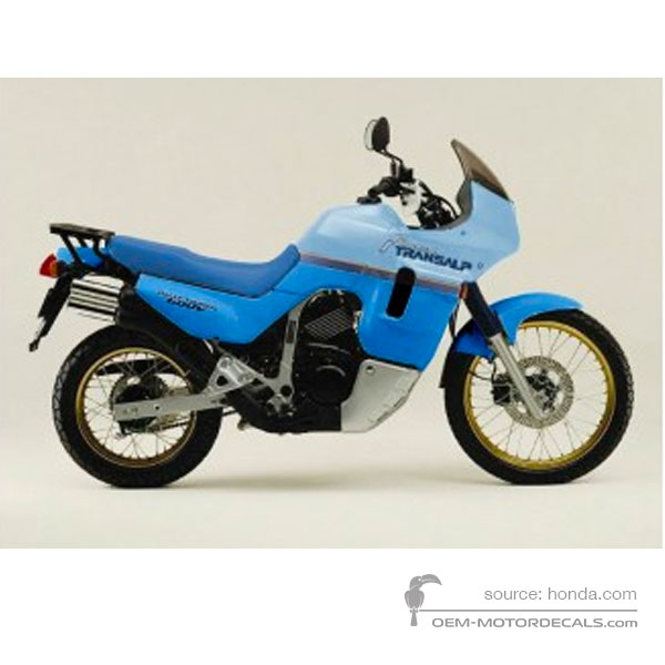 Adesivi per Honda XL600V TRANSALP 1989 - Blu • Honda Adesivi OEM