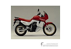 Naklejki do Honda XL600V TRANSALP 1990 - Czerwony • Honda Naklejki OEM