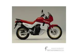 Naklejki do Honda XL600V TRANSALP 1990 - Czerwony • Honda Naklejki OEM