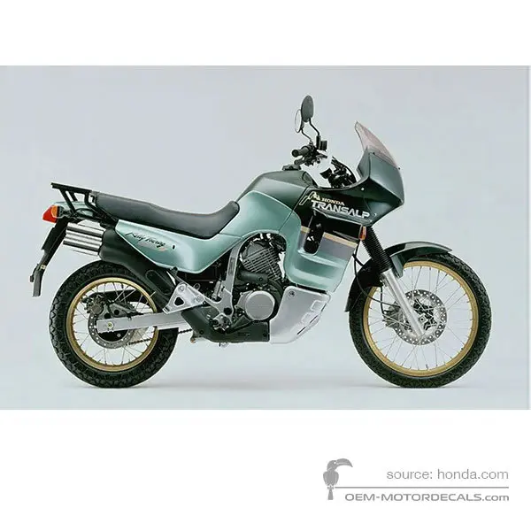 Honda XL600V TRANSALP 1991 - Verde - Grand Green Metallic