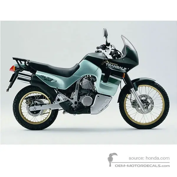 Honda XL600V TRANSALP 1992 - Verde - Grand Green Metallic