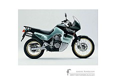 Naklejki do Honda XL600V TRANSALP 1993 - Zielony • Honda Naklejki OEM