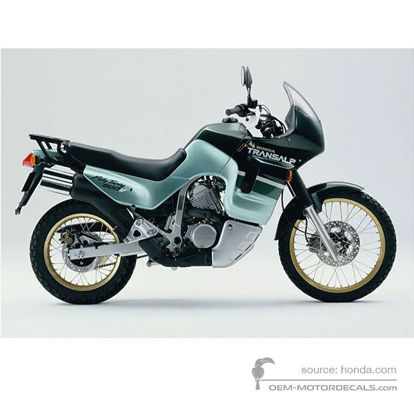 Aufkleber für Honda XL600V TRANSALP 1993 - Grün • Honda OEM-Aufkleber