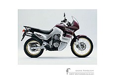 Naklejki do Honda XL600V TRANSALP 1993 - Czerwony • Honda Naklejki OEM