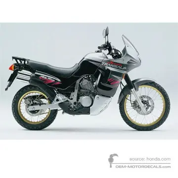 Honda XL600V TRANSALP 1994 - Gris - Anchor Grey Metallic