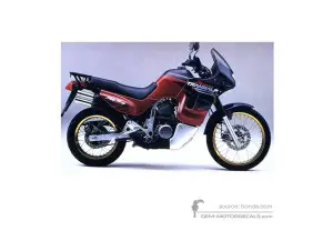 Naklejki do Honda XL600V TRANSALP 1995 - Czarny • Honda Naklejki OEM