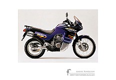 Naklejki do Honda XL600V TRANSALP 1996 - Niebieski • Honda Naklejki OEM