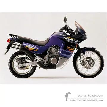 Honda XL600V TRANSALP 1996 - Niebieski - Lapis Blue Metallic
