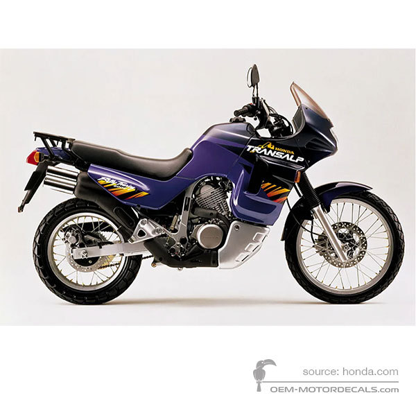 Autocollants pour Honda XL600V TRANSALP 1996 - Bleu • Honda Autocollants OEM