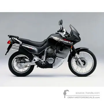 Honda XL600V TRANSALP 1997 - Nero - Black