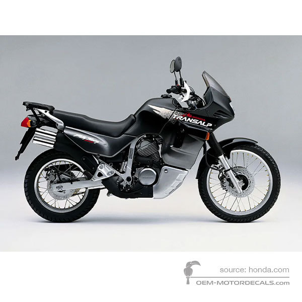 Aufkleber für Honda XL600V TRANSALP 1997 - Schwarz • Honda OEM-Aufkleber