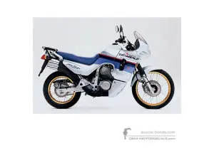 Aufkleber für Honda XL600V TRANSALP 50th Anniversary 1999 - Blau • Honda OEM-Aufkleber