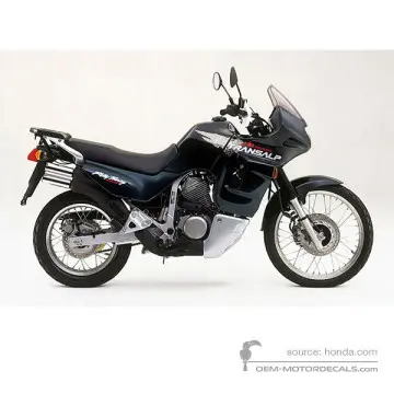 Honda XL600V TRANSALP 1999 - Verde - Tasmania Green Metallic