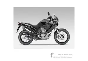 Pegatinas para Honda XL700V TRANSALP 2010 - Negro • Honda Pegatinas OEM