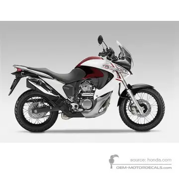 Honda XL700V TRANSALP 2010 - Wit - Pearl Concours Black