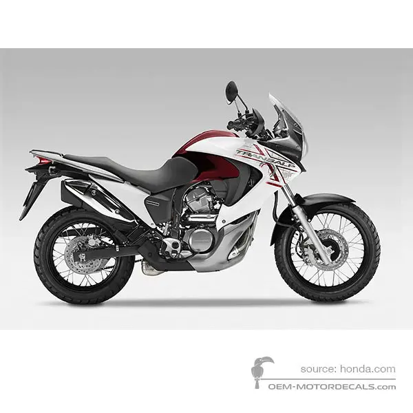 Honda XL700V TRANSALP 2010 - White - Pearl Concours Black