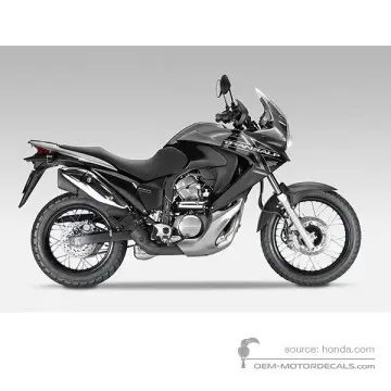 Honda XL700V TRANSALP 2011 - Zwart - Pearl Concours Black