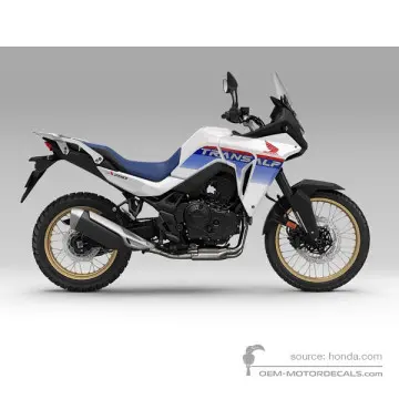 Honda XL750 TRANSALP 2025 - Bianco - Ross White