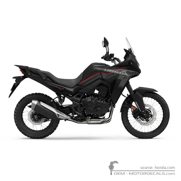 Honda XL750 TRANSALP 2026 - Matte Ballistic Black Metallic