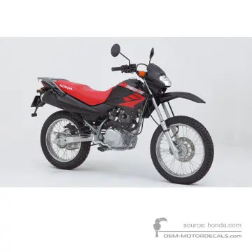 Honda XR125L 2006 - Negro Rojo - Noir