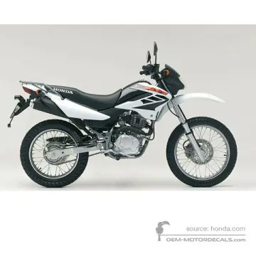 Honda XR125L 2006 - Bianco - Ross White