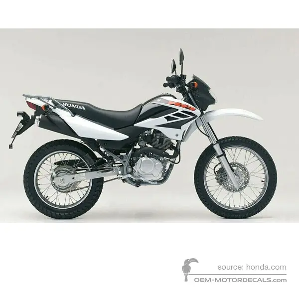 Honda XR125L 2006 - Weiss - Ross White