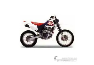 Aufkleber für Honda XR400R 1996 - Weiss • Honda OEM-Aufkleber