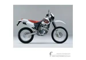 Naklejki do Honda XR400R 1999 - Biały • Honda Naklejki OEM
