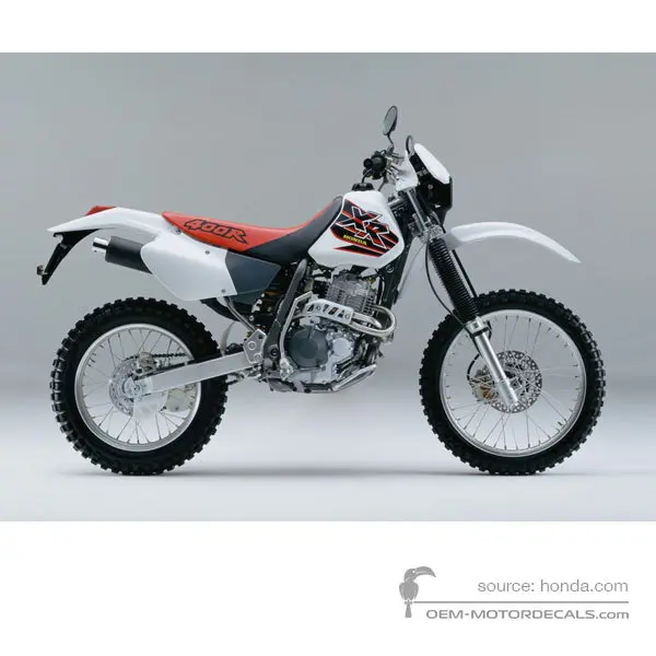 Honda XR400R 1999 - Weiss - Ross White