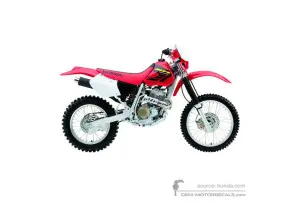 Autocollants pour Honda XR400R 2002 - Rouge • Honda Autocollants OEM