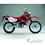 Honda XR650R  2000 - Rot