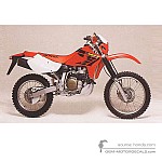 Honda XR650R  2002 - Czerwony