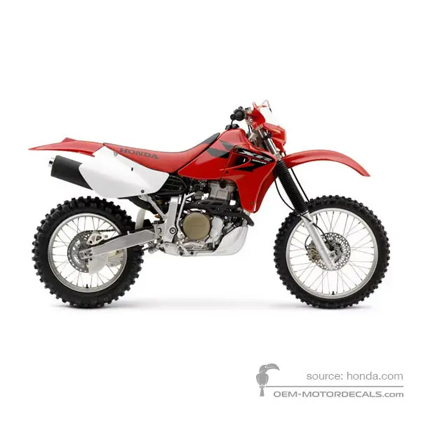 Honda XR650R 2006 - Rot - Fighting Red