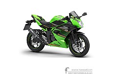 Naklejki do Kawasaki NINJA 125 2020 - Zielono Czarny • Kawasaki Naklejki OEM