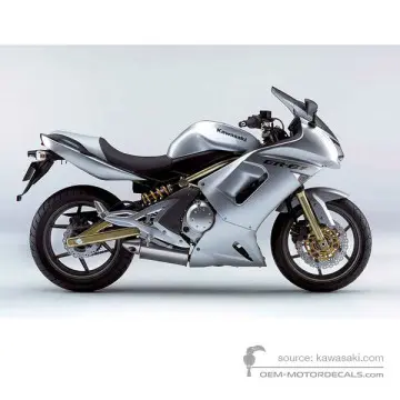 Kawasaki EX650 ER6F 2006 - Srebrny - Galaxy Silver Type 2