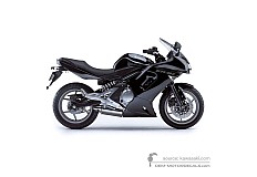 Adesivi per Kawasaki EX650 ER6F 2007 - Nero • Kawasaki Adesivi OEM