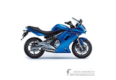 Adesivi per Kawasaki EX650 ER6F 2007 - Blu • Kawasaki Adesivi OEM