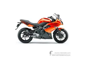 Decals for Kawasaki EX650 ER6F 2011 - Orange • Kawasaki OEM Decals