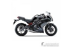 Stickers voor Kawasaki EX650 ER6F 2012 - Zwart • Kawasaki OEM Stickers