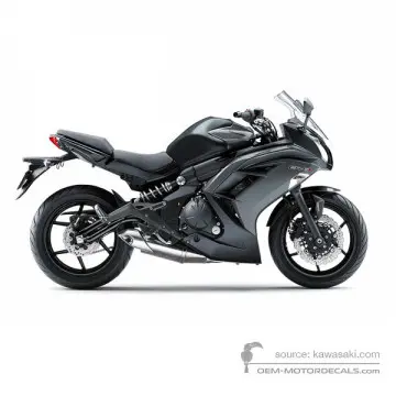 Kawasaki EX650 ER6F 2014 - Grigio - Metallic Moondust Gray